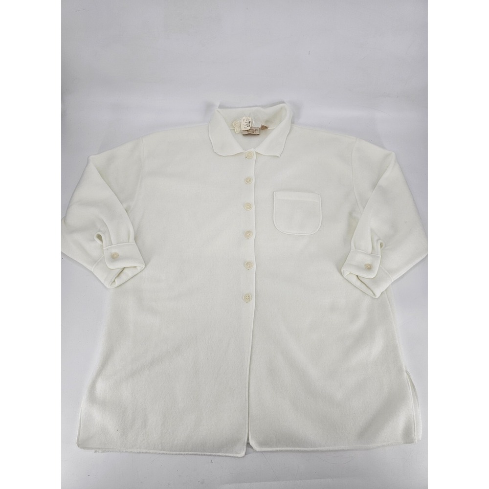 NWT VINTAGE VICTORIA SECRET GOLD LABEL SOFT SHELL CARDIGAN WOMEN'S SZ LARGE